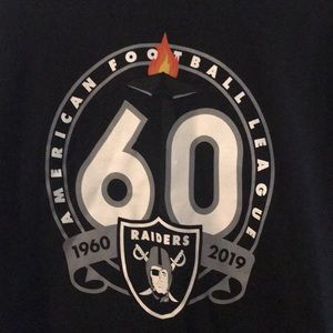 Raiders 60th anniversary t-shirt.